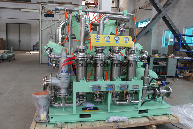 Kompresor oksigen tekanan rendah empat silinder OW